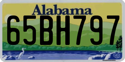 AL license plate 65BH797