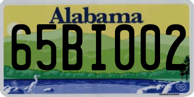 AL license plate 65BI002
