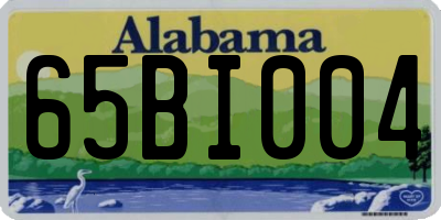 AL license plate 65BI004