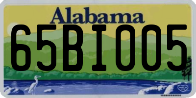 AL license plate 65BI005