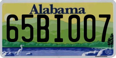 AL license plate 65BI007