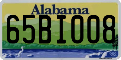 AL license plate 65BI008