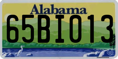 AL license plate 65BI013