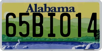 AL license plate 65BI014