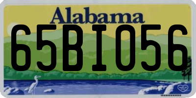 AL license plate 65BI056