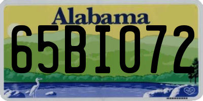 AL license plate 65BI072