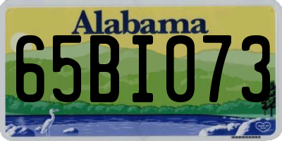 AL license plate 65BI073