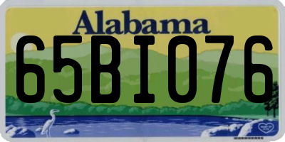 AL license plate 65BI076
