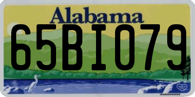 AL license plate 65BI079