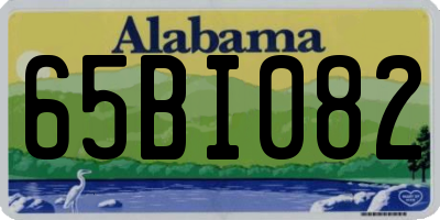 AL license plate 65BI082