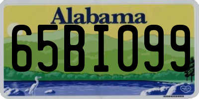 AL license plate 65BI099
