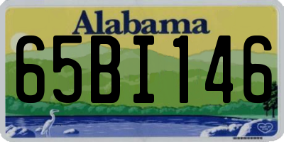 AL license plate 65BI146