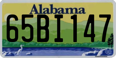AL license plate 65BI147