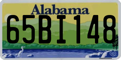 AL license plate 65BI148