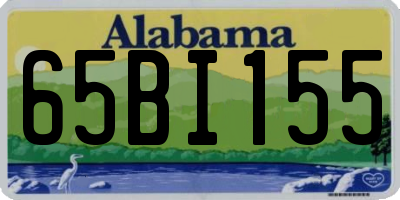 AL license plate 65BI155