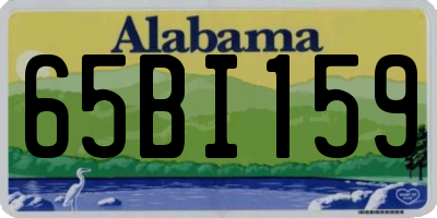 AL license plate 65BI159