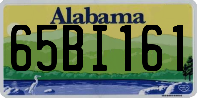 AL license plate 65BI161
