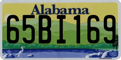 AL license plate 65BI169