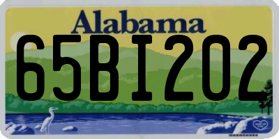 AL license plate 65BI202