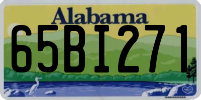 AL license plate 65BI271