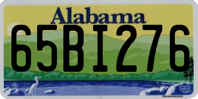 AL license plate 65BI276