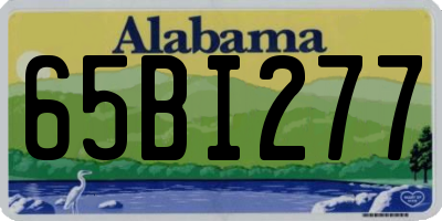 AL license plate 65BI277