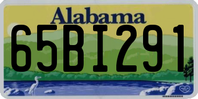 AL license plate 65BI291