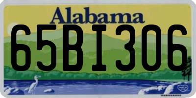 AL license plate 65BI306