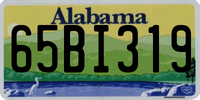 AL license plate 65BI319