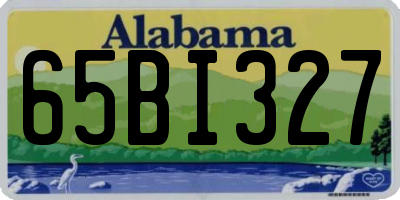 AL license plate 65BI327