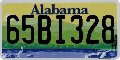 AL license plate 65BI328