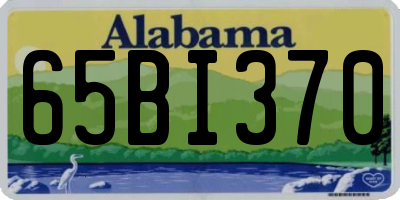 AL license plate 65BI370
