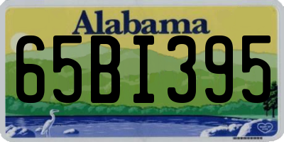 AL license plate 65BI395