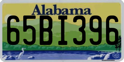 AL license plate 65BI396