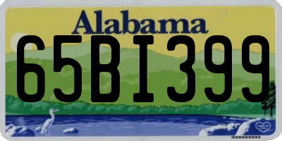 AL license plate 65BI399