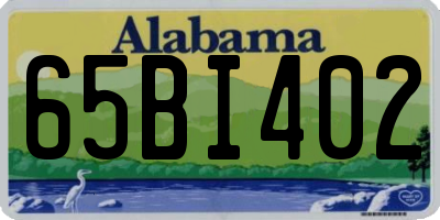 AL license plate 65BI402