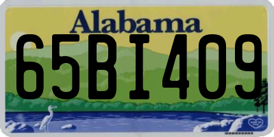AL license plate 65BI409