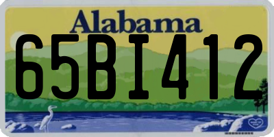 AL license plate 65BI412