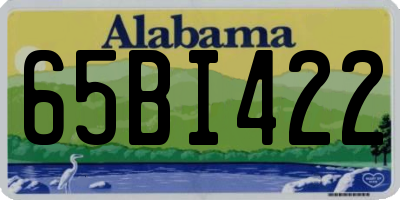 AL license plate 65BI422