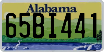 AL license plate 65BI441