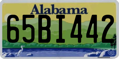 AL license plate 65BI442