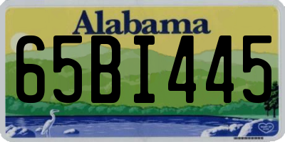 AL license plate 65BI445