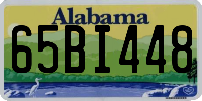 AL license plate 65BI448