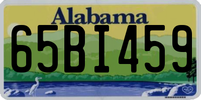 AL license plate 65BI459