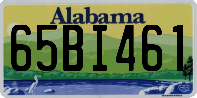 AL license plate 65BI461