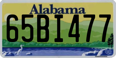 AL license plate 65BI477