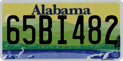 AL license plate 65BI482
