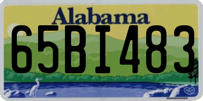 AL license plate 65BI483