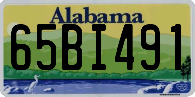 AL license plate 65BI491