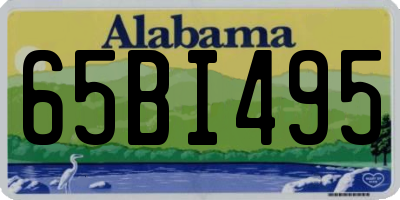 AL license plate 65BI495